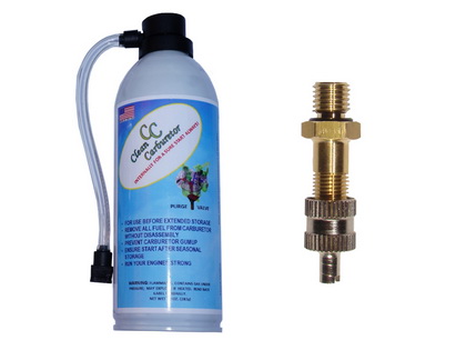Pressurized Gas Can + Purge Valve for snowblowers, generators, pressure washers with Honda type engines